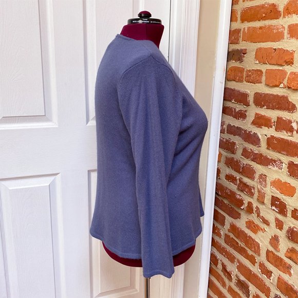 NWOT Style & Co Angora Sweater w/ Detachable Scarf - Picture 3 of 6